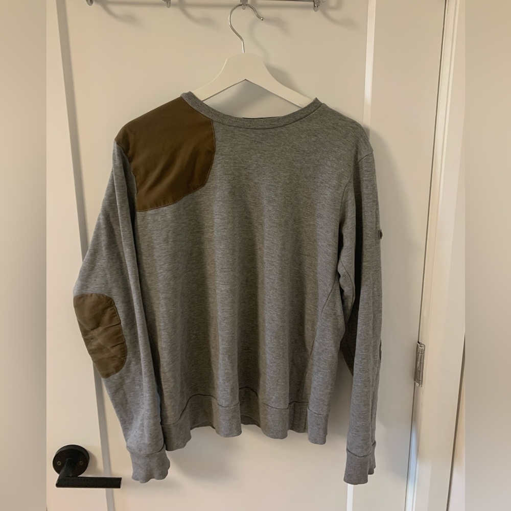 Bench patch work sweater